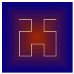 Second Iteration in Hilbert Curve