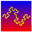 Third Iteration in Minkowski Curve