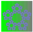 Fourth Iteration in Sierpinski Pentagon