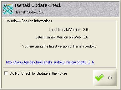 Isanaki Update Check